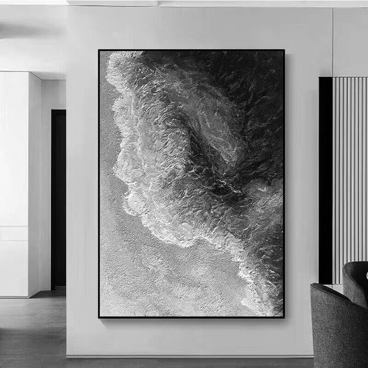 Abstract Oceaan-geïnspireerde Canvas Kunst