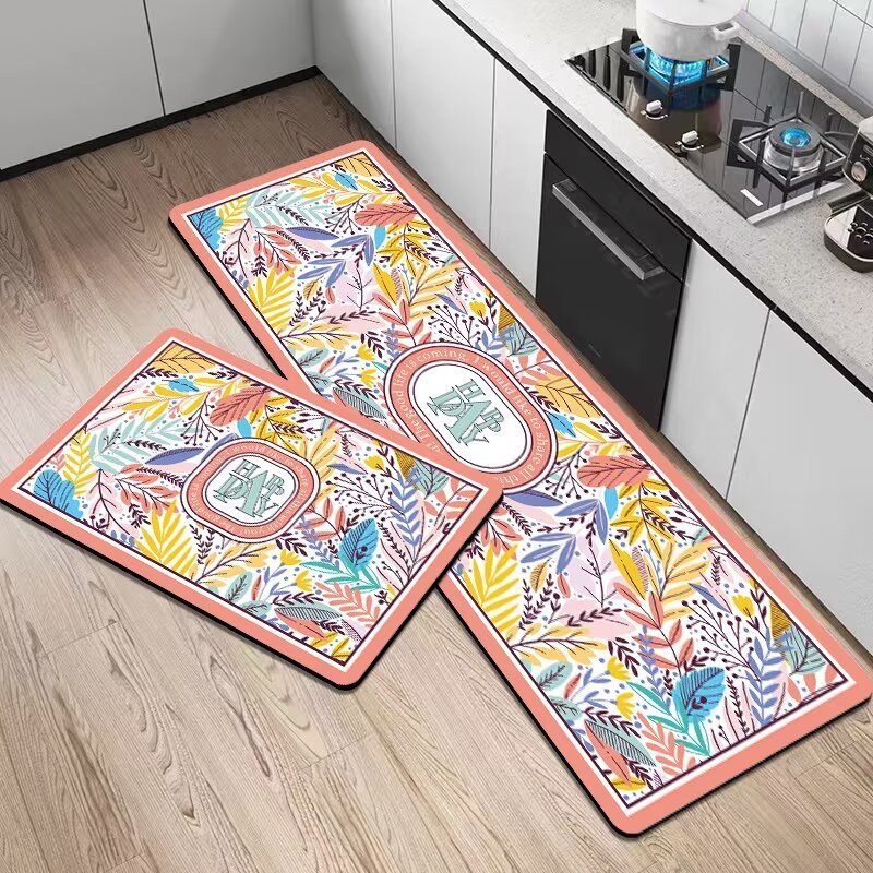 Artistieke Bloemen Keukenmat Set