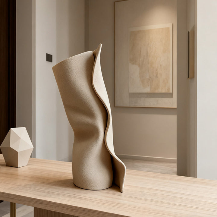 Sculpturale Twist Decoratieve Vaas