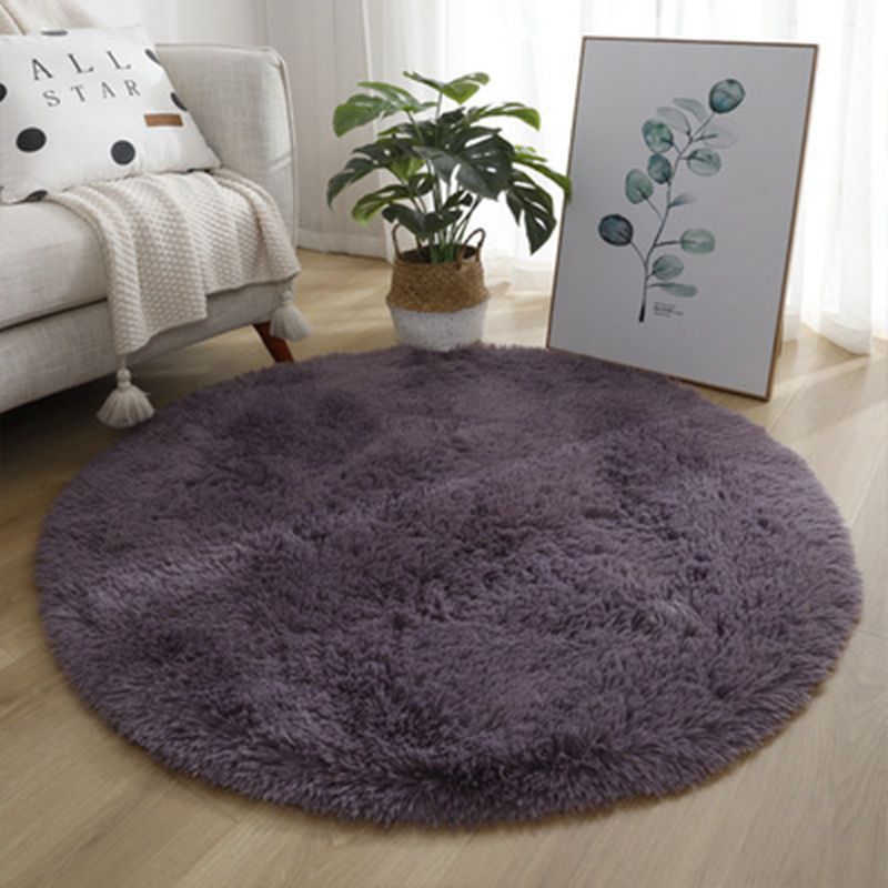Pluche Ronde Vloerkleed