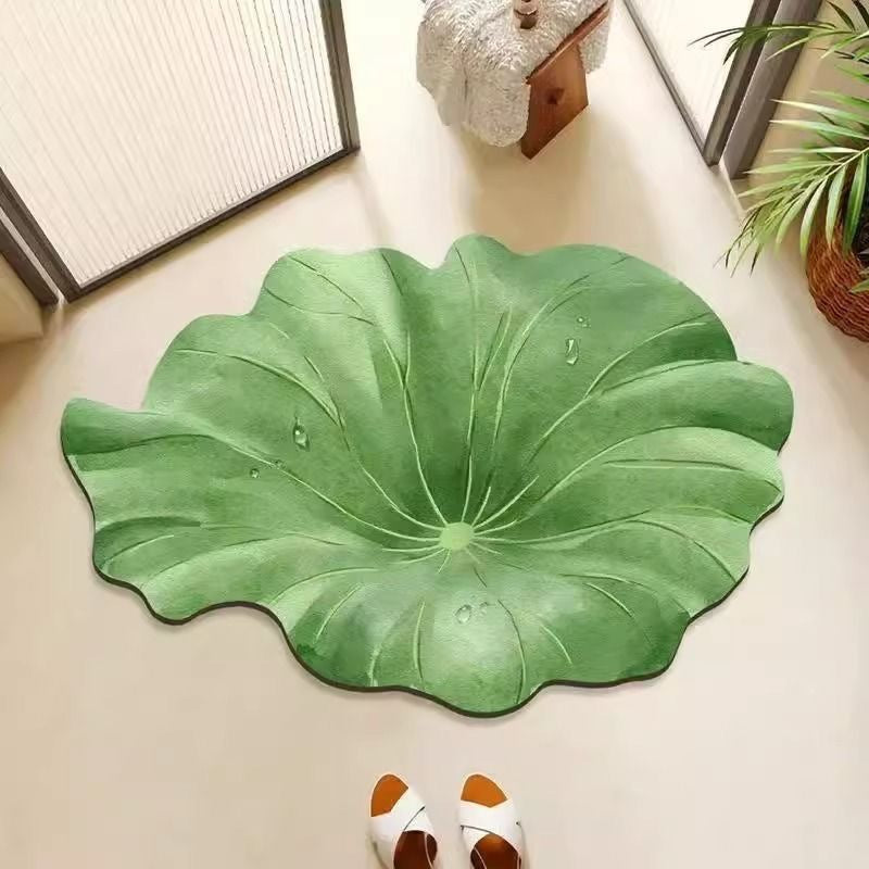 Bladvormig Decoratief Vloerkleed