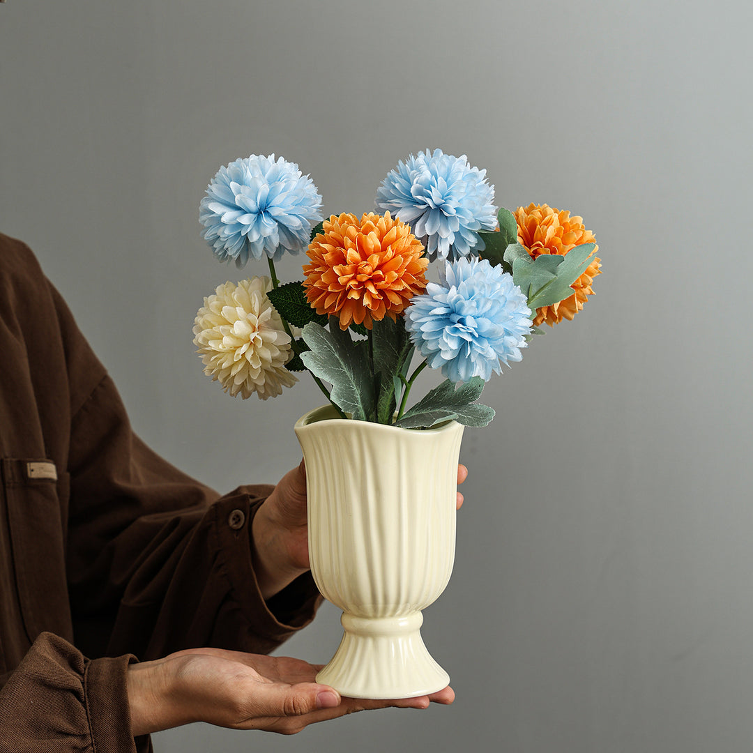 Elegante Geweven Keramische Bloemvaas