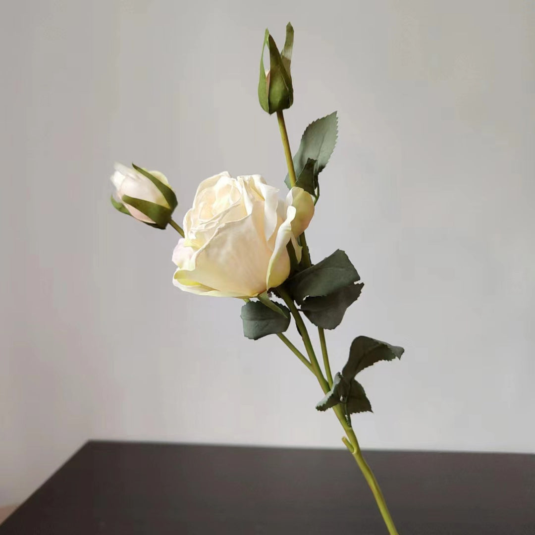 Levensechte Decoratieve Zijden Rozensteel