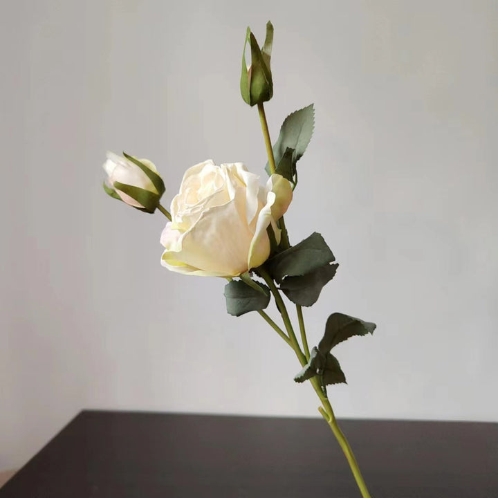 Levensechte Decoratieve Zijden Rozensteel