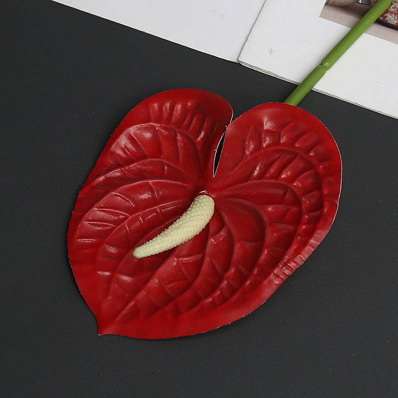 Elegante Faux Anthurium Bloem