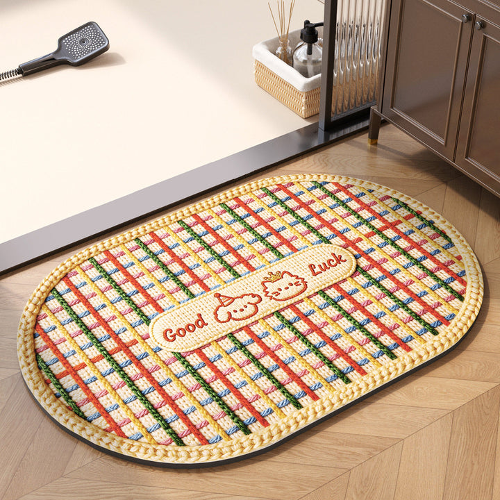 Decoratieve Hart-Thema Badmat