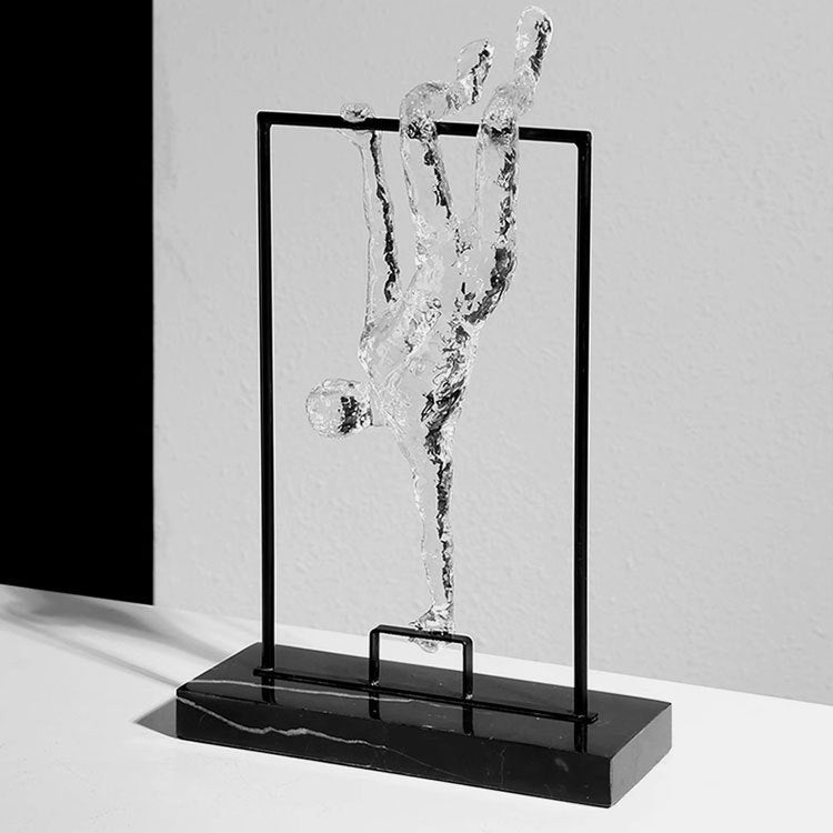 Abstract Artistieke Gymnast Beeldhouwwerk