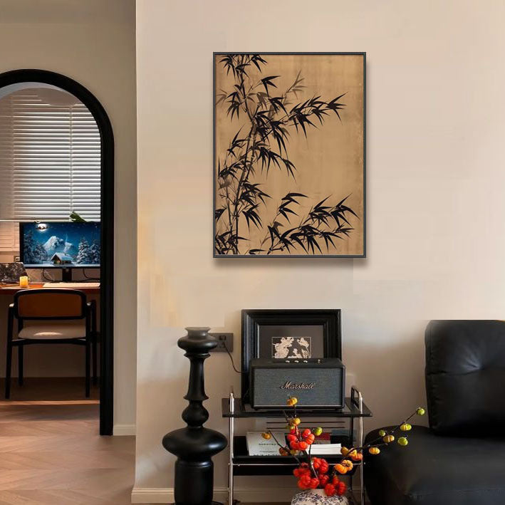 Bloemige Vogelprint Muurkunst