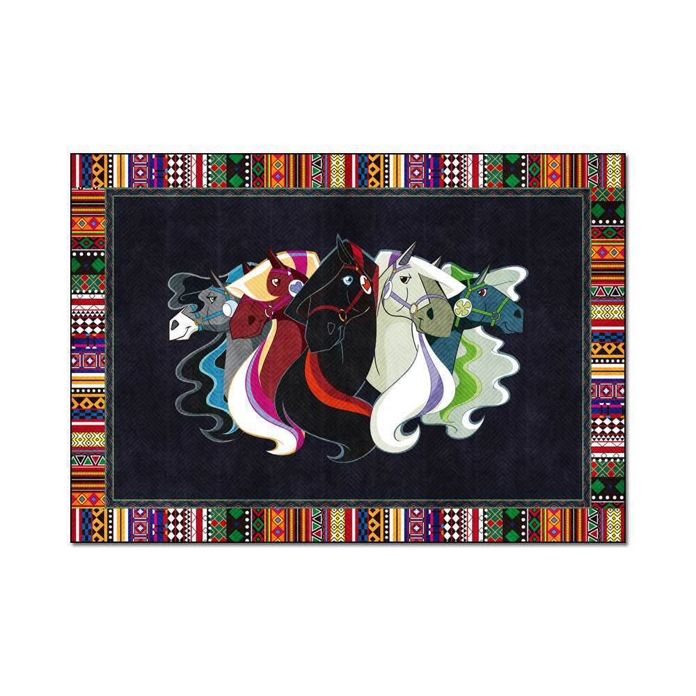 Artistiek Paard-Thema Gebiedsmat