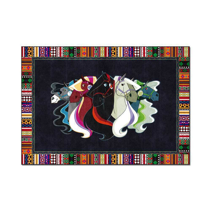 Artistiek Paard-Thema Gebiedsmat