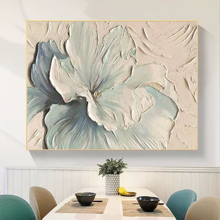 3D Bloemen Relief Wanddecoratie