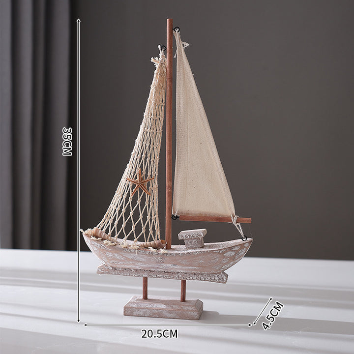 Decoratieve Zeilboot Woonaccent