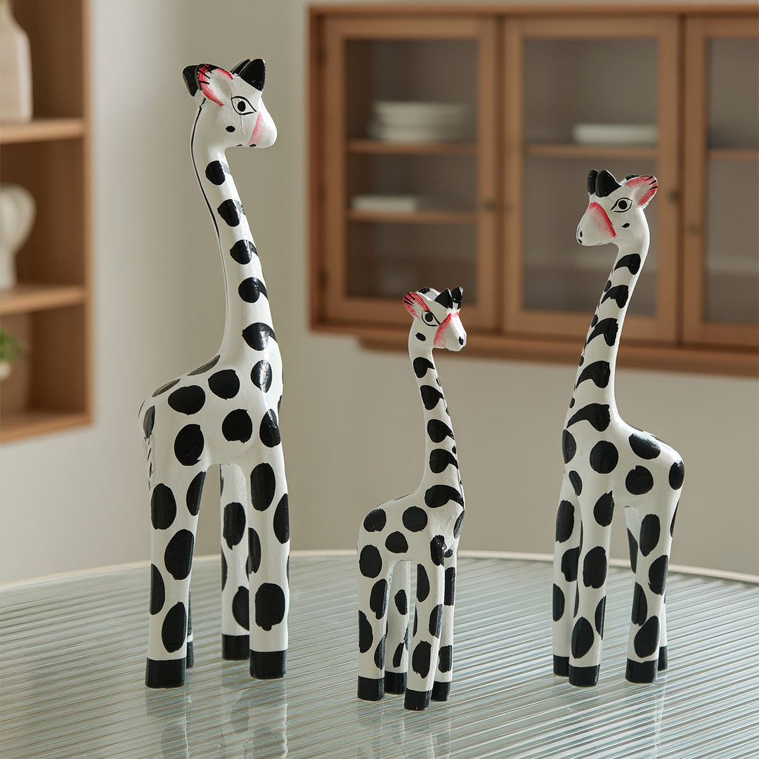Handgemaakte Giraffe Decoratieve Standbeeld