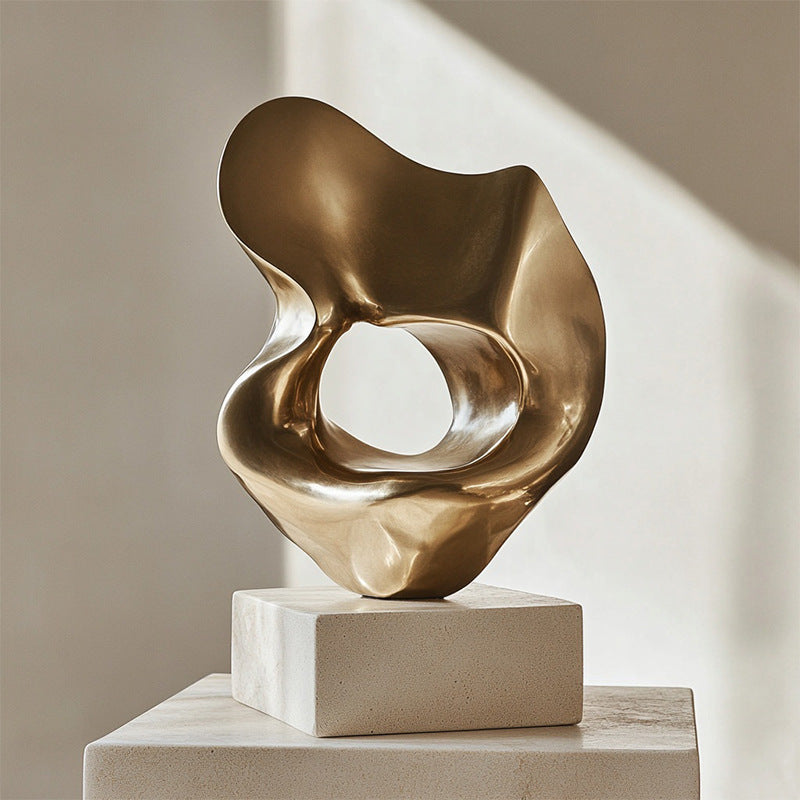 Moderne Abstracte Gedraaide Sculptuur