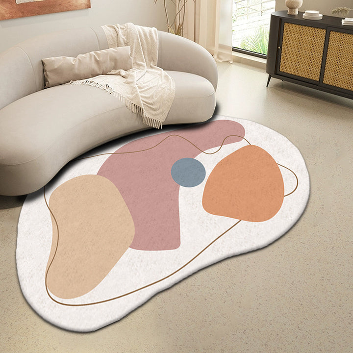 Abstract Wave Design Vloerkleed