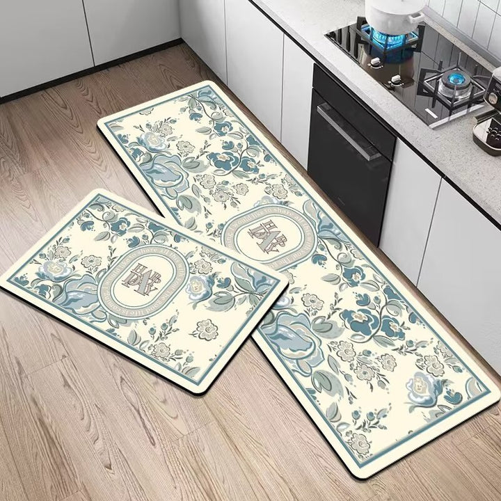 Artistieke Bloemen Keukenmat Set