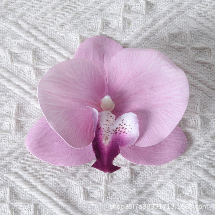 Elegante Zijde Orchidee Haaraccessoire
