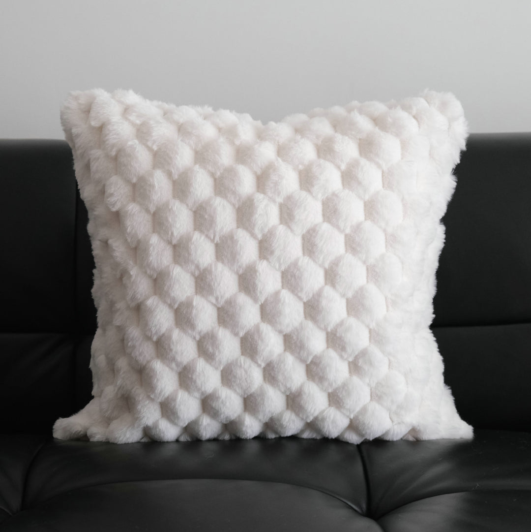 Pluche Textuur Accent Kussen