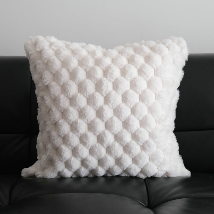 Pluche Textuur Accent Kussen