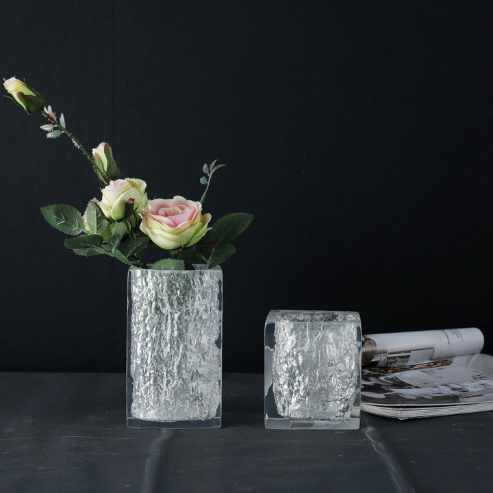 Gelaagde Decoratieve Glazen Bloempot