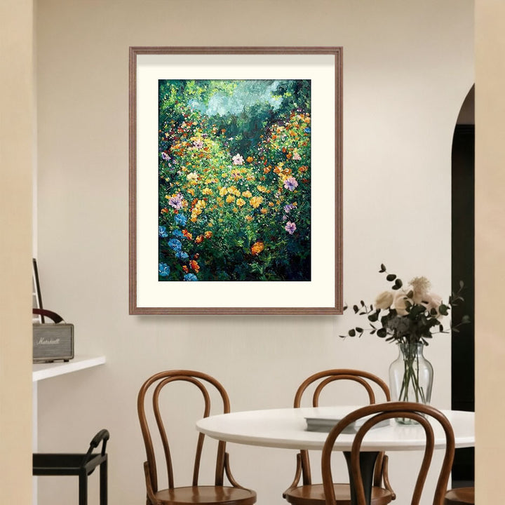 Framed Floral Still Life Wanddecoratie