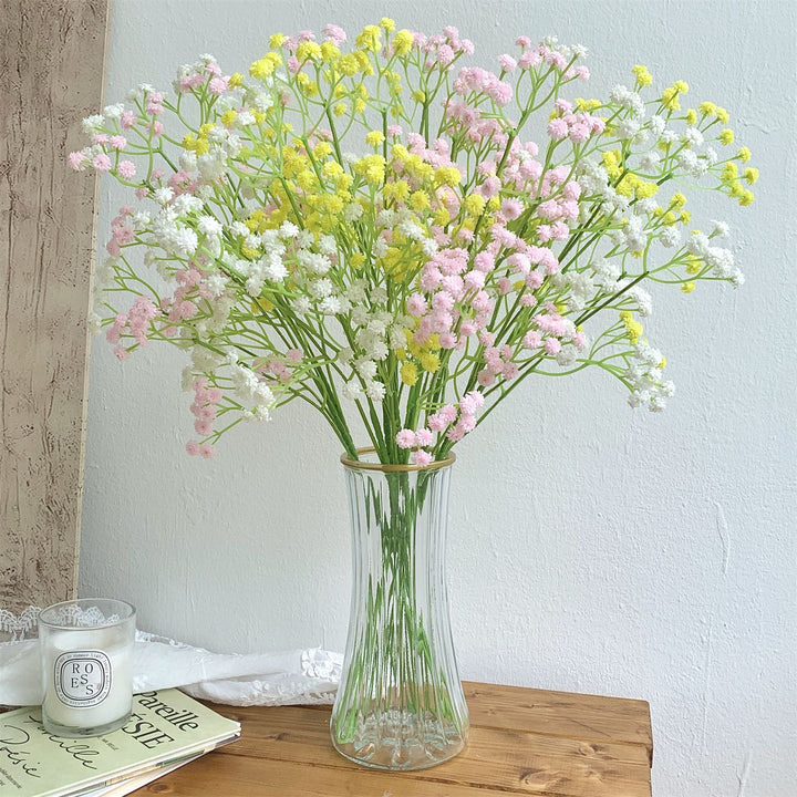 Decoratieve Bloemige Steel Boeket voor Thuisweergave