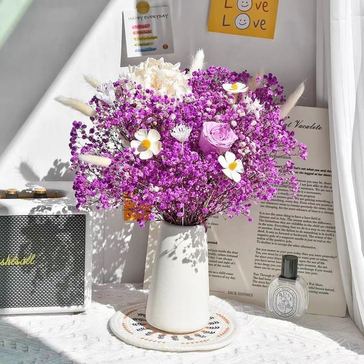 Elegante Gedroogde Bloemen Middenstuk