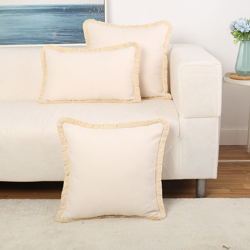 Decoratieve Franjes Accent Kussen