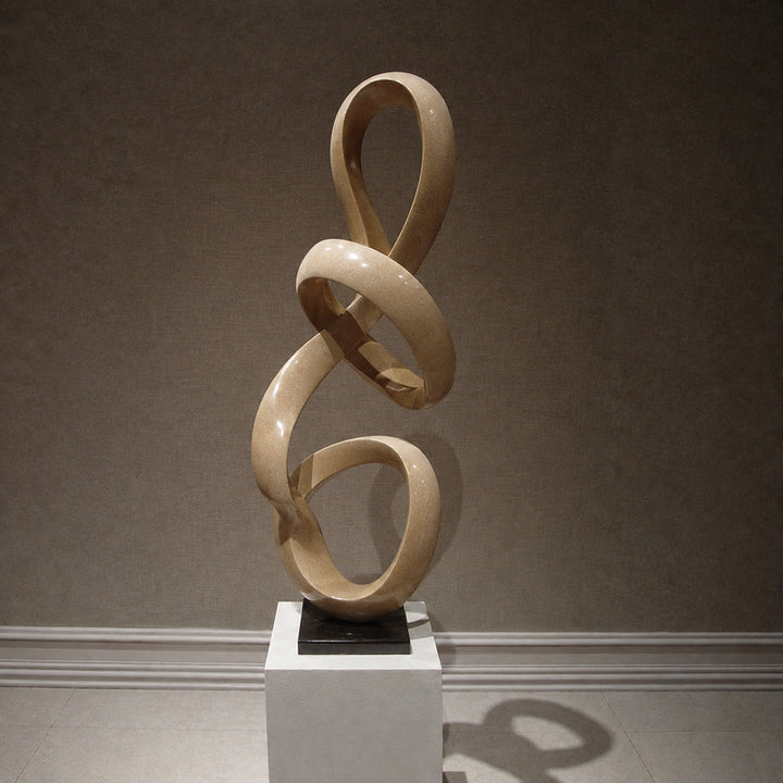 Abstract Decoratieve Loop Sculptuur