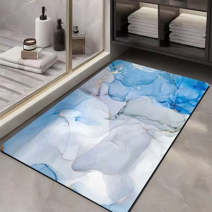 Luxueuze Abstracte Marmeren Badmat
