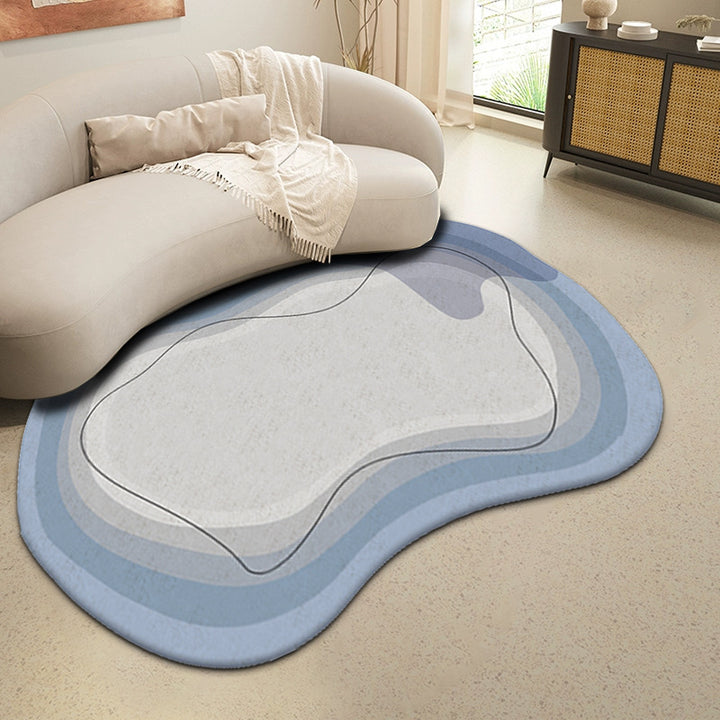 Abstract Wave Design Vloerkleed