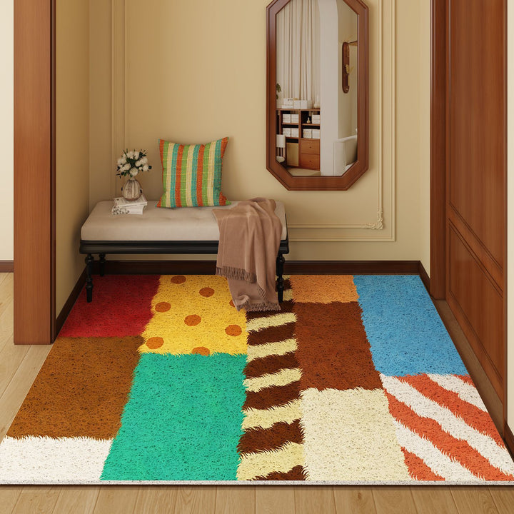 Textured vloerkleed