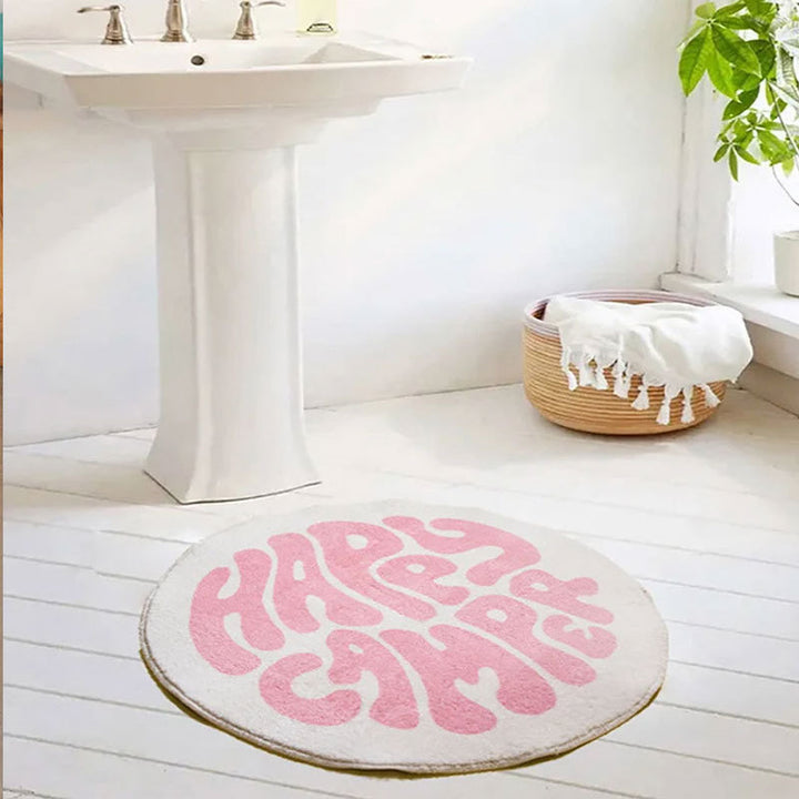Hartvormige Badmat voor Badkamer Vloerdecor