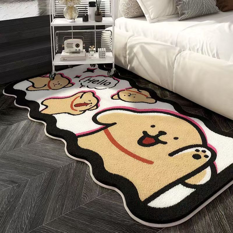 Cartoon Hondenvormige Decoratieve Vloerkleed voor Thuis