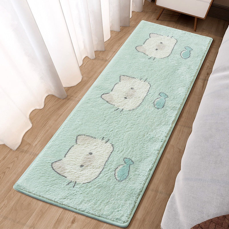 Zachte Pluche Bunny Themed Vloerkleed
