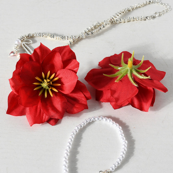 Decoratieve Bloemenhaarsieraden