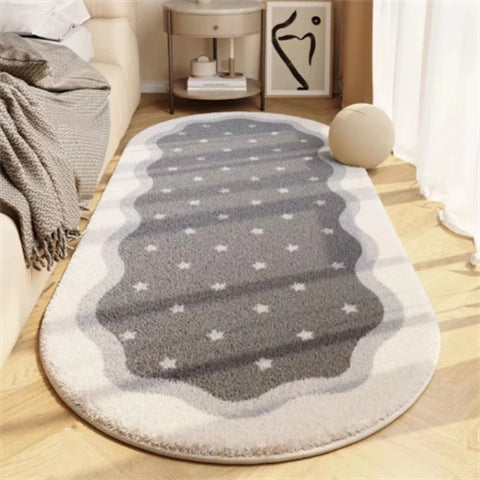 Zachte Pluche Decoratieve Vloerkleed