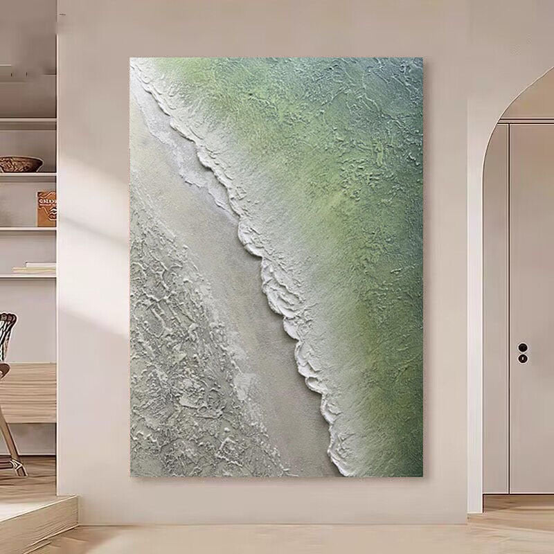 Textured Coastal Landscape Muur Kunst