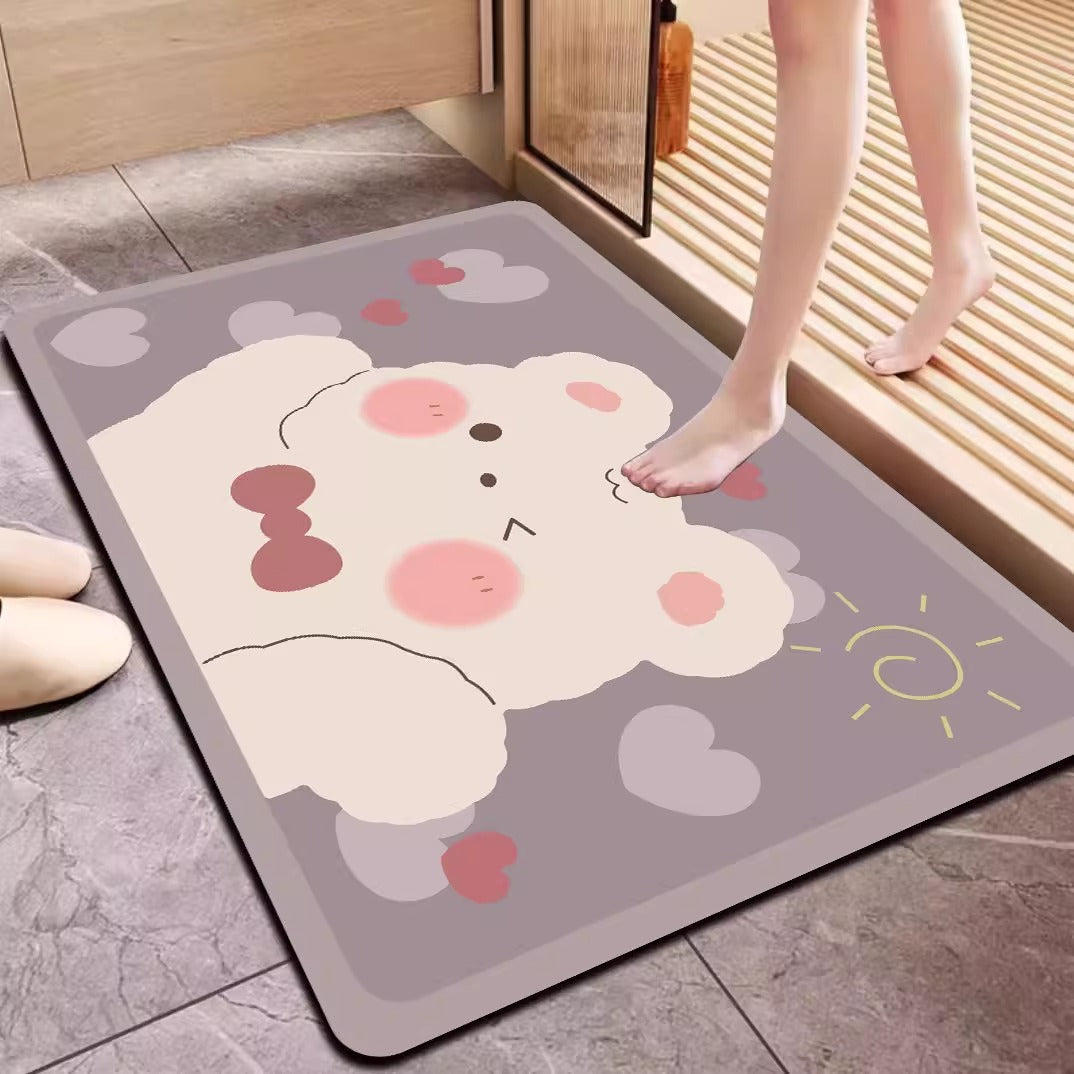 Badmat voor Badkamer Vloerdecor