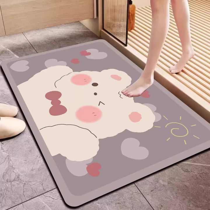 Badmat voor Badkamer Vloerdecor