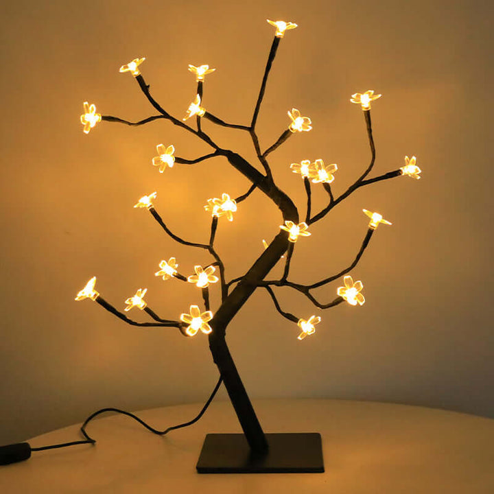 Kamersdecoratie kersenbloesem lamp esdoornblad bureau creativiteit