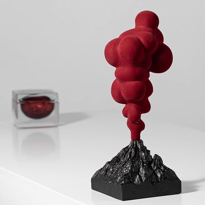 Vulkanische Uitbarsting Decoratieve Sculptuur
