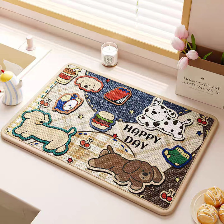 Vintage Woondecoratie Mat