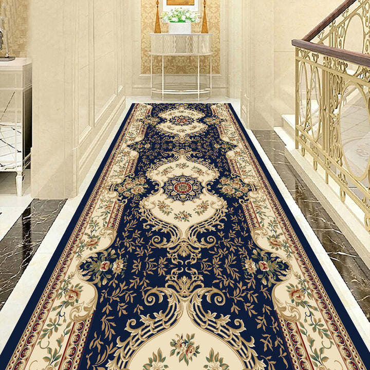 Elegante Vintage Bloemenpatroon Loopkleed