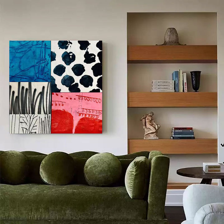 Abstract Expressionistische Canvas Kunst