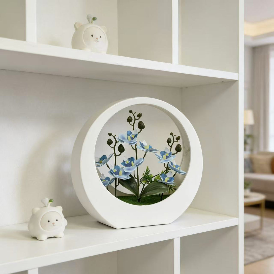 Elegant Decoratieve Orchidee Plant Display voor Thuisdecoratie