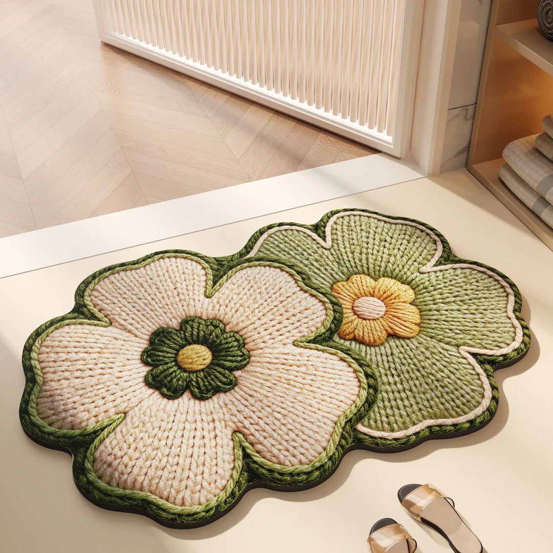 Florale Design Badmat