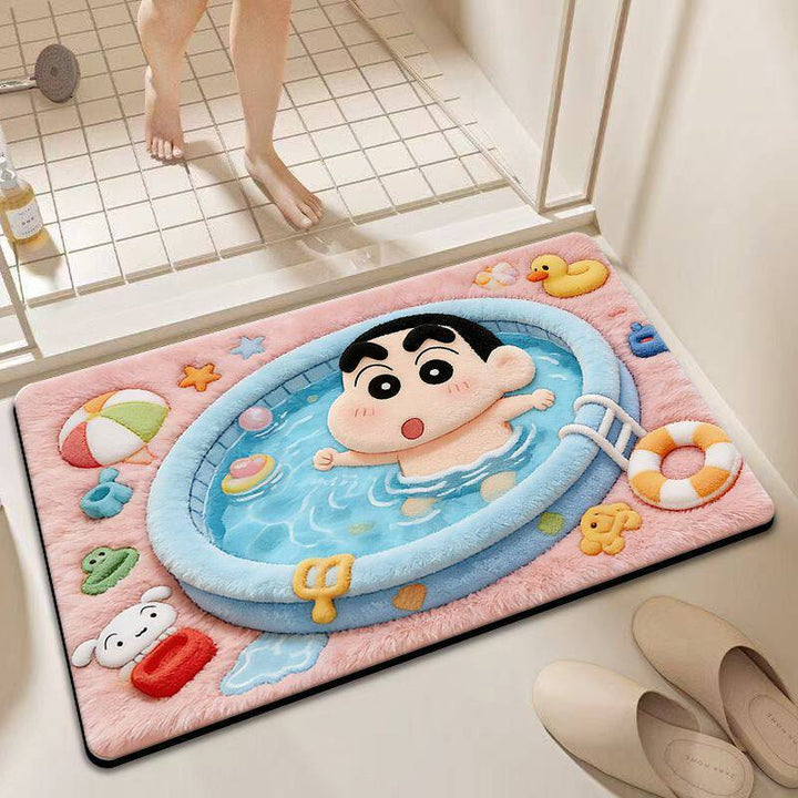 Cartoon Thema Pluche Badmat