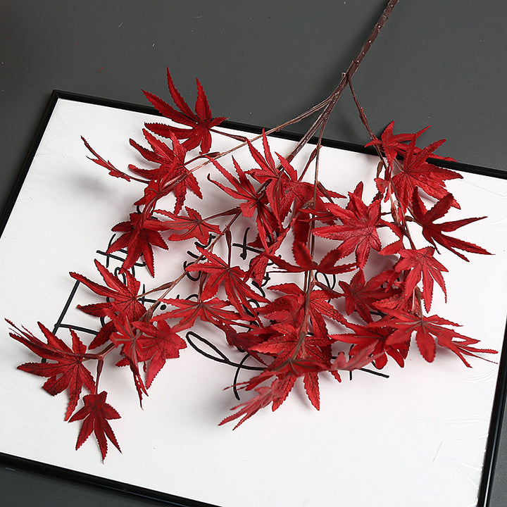 Decoratieve Nep Maple Leaf Steel voor Hu decor