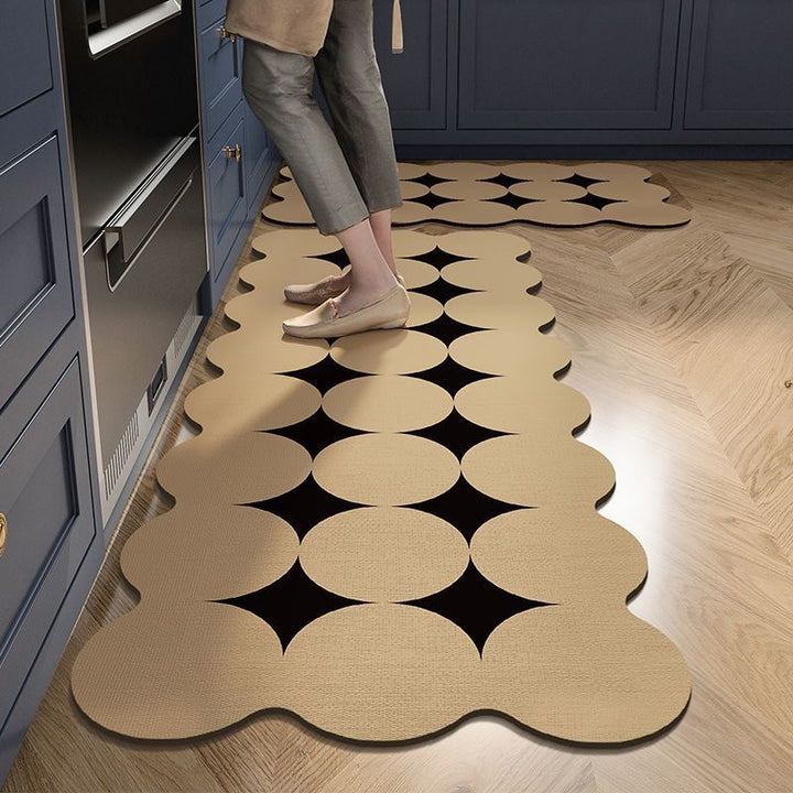 Oversized Geometrische Keuken Loopmat